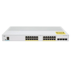 Cisco C1000FE-24P-4G-L-RF | Catalyst 1000 Series 24 x RJ-45 Ports PoE+ 10/100Base-TX 2 x SFP Ports 2 x Uplink 1G Combo Ports Layer 2 Managed Rack-mountable Fast Ethernet Modular Switch