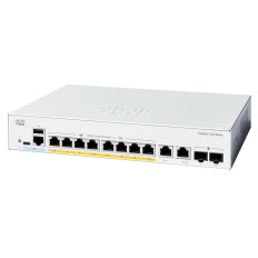 Cisco C1200-8P-E-2G | Catalyst 1200 Series 8-Ports 10/100/1000Base-T RJ-45 PoE+ 2-Ports 10GBase-X SFP/RJ-45 Combo Rack-mountable Gigabit Ethernet Switch