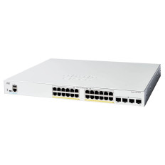 Cisco C1200-24FP-4G | Catalyst 1200 Series 24-Ports 10/100/1000Base-T RJ-45 PoE+ 4-Ports 1000Base-X SFP Layer 3 Rack-mountable Gigabit Ethernet Smart Switch