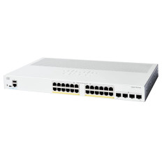 Cisco C1200-24P-4X | Catalyst 1200 Series 24-Ports 10/100/1000Base-T RJ-45 PoE+ 4-Ports 10GBase-X SFP+ Layer 3 Rack-mountable Gigabit Ethernet Smart Switch