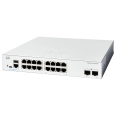 Cisco C1300-16T-2G | Catalyst 1300 Series 1300-16T-2G 16 x 10/100/1000Base-T RJ-45 and 2 x 1GbE SFP Uplink Ports Layer 3 Managed Gigabit Ethernet Switch