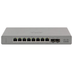 Cisco GS110-8-HW-US | Meraki Go 8 x Ports 10/100/1000Base-T Layer 2 1U Rack-mountable Gigabit Ethernet Network Switch