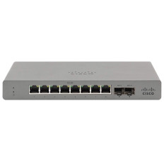 Cisco GS110-8P-HW-US | Meraki Go 8 x Ports PoE 10/100/1000Base-T 2 x 1G SFP Ports Managed Layer 2 1U Rack-mountable Gigabit Ethernet Network Switch