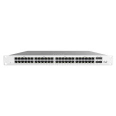 Cisco MS120-48-HW | Meraki MS120-48 RJ-45 48 x Ports 10/100/1000Base-T + 4 x SFP Ports Uplink Layer 2 Managed Gigabit Ethernet Compact Switch