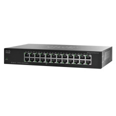 Cisco SF100-24 | Small Business 100 Series SF100-24 24 x 10/100Base-TX RJ-45 Ports Layer 2 Unmanaged Fast Ethernet Network Switch