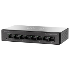 Cisco SF100D-08-NA | Small Business 100 Series SF100D-08 8 x 10/100Base-TX RJ-45 Ports Layer 2 Unmanaged Fast Ethernet Network Desktop Switch