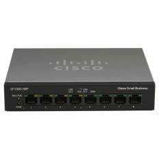 Cisco SF100D-08P-AU | Small Business 100 Series SF100D-08P 8 x 10/100Base-TX RJ-45 PoE Ports Layer 2 Unmanaged Fast Ethernet Network Desktop Switch