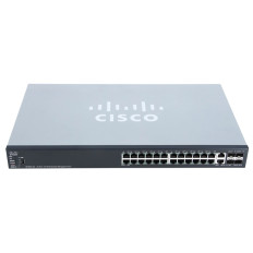 Cisco SF550X-24-K9-NA | Small Business SF550X-24 24 x Ports 10/100Base-T + 4 x SFP Ports+ Uplink Port Layer 3 Managed Fast Ethernet Switch
