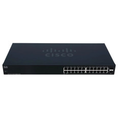 Cisco SG110-24-BR | SG110-24 24-Port Gigabit Switch - 24 Ports - 2 Layer Supported - Modular - 2 SFP Slots - Optical Fiber, Twisted Pair - 1U High -