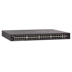 Cisco SG250-50P-K9-NA | SG250-50HP RJ-45 PoE 48 x Ports 10/100/1000BASE-T 2 x Ports (Mini-Gbic) Managed Layer 2 Gigabit Ethernet Switch