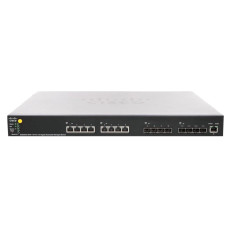 Cisco SG500XG8F8TK9G5-RF | 500 SG500XG-8F8T 8 x Ports 10GBase-T + 8 x Ports SFP+ Layer 3 Managed 1U Rack-Mountable Gigabit Ethernet Network Switch
