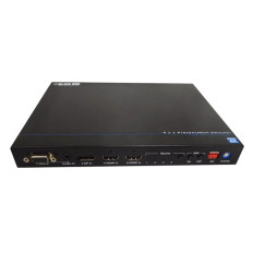 Black Box AVSC-0401H | 4K, HDMI, DisplayPort, VGA, HDBaseT, 4 x 1 Presentation Switcher
