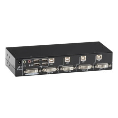 Black Box KV9634A | ServSwitch DT DVI with Bidirectional Audio 4-Port