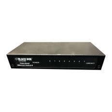 Black Box LB8408A-R3-US | Palm-Sized Ethernet Switch 8-Ports (8) RJ-45 110-VAC Wallmount