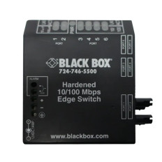 Black Box LBH240AE-H-ST | NIB-Heavy-Duty Edge Switch Hardened (4) Copper + (2) Fiber Por