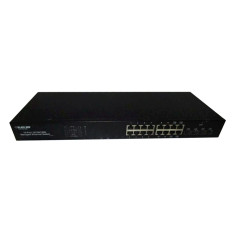 Black Box LGB2002A-R2 | NIB-Back Office Switch 10/100/1000 Mbps 16-Ports
