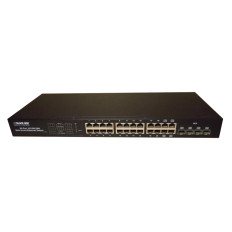 Black Box LGB2003A-R2 | 24-Ports Gigabit Ethernet Switch 4 x SFP (mini-GBIC) Shared 24 x 10/100/1000Base-T LAN