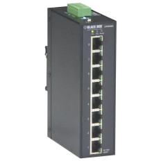 Black Box LPH008A | Hardened Gigabit PoE+ Switch 8-Ports