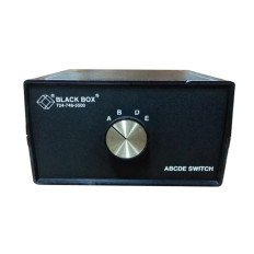 Black Box SW560A-BNC | NIB-Coax Switch ABCDE (4 to 1) Chassis Style B BNC