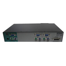 Black Box SW651A | ServSwitch Wizard 2-Port KVM Switch 2, x 1 2 x mini-DIN (PS/2) Keyboard, 2 x mini-DIN (PS/2) Mouse, 2 x HD-15 Video 1U Rack-mount