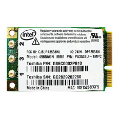 Intel G86C0002PB10 | 802.11A/B/G/N Mini PCI Express Wireless Wi-Fi Card