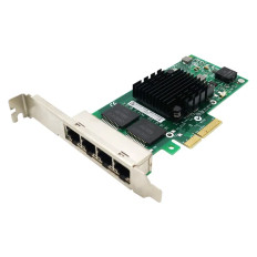 Intel G15139-001 | Quad-Ports RJ-45 1Gb/s 10Base-T/100Base-TX/1000Base-T Gigabit Ethernet PCI Express 2.1 x4 Server Network Adapter