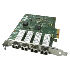 Intel I340-F4 | Quad-Ports LC 1Gb/s 1000Base-SX Gigabit Ethernet PCI Express 2.0 x4 Server Network Adapter
