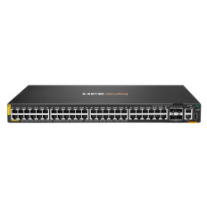 HP S0M85A#ABA | 6200F-48G-4SFP Class 4 PoE 48x 1000Base-T RJ-45 PoE 4x 1000Base-x SFP L3 Managed 1U Front And Side To Back Gigabit Ethernet Switch