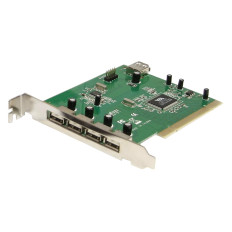 StarTech PCIUSB7 | 7 Port PCI 4 x 4-pin Type A Female USB 2.0 External Card Adapter