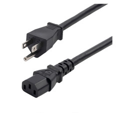 StarTech 271B-6800-POWER-CORD | NEMA 5-15P TO C13 13A 125V Computer Power Cord 8ft