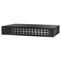 Cisco SF110-24 | Small Business 110 Series 24 x RJ-45 Ports 10/100Base-TX Layer 2 Unmanaged Rack-mountable Fast Ethernet Network Switch