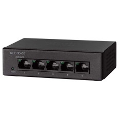 Cisco SF110D-05-EU | Small Business 110 Series SF110D-05 5 x Ports 10/100Base-T Unmanaged Fast Ethernet Network Switch