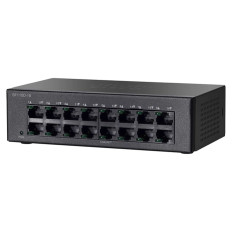 Cisco SF110D-16-EU | Small Business 110 Series SF110-16 16 x Ports 10/100Base-TX Layer 2 Unmanaged Fast Ethernet Network Switch