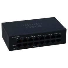 Cisco SF110D-16HP-EU | Small Business 110 Series SF110-16HP 16 x Ports PoE 10/100Base-TX Layer 2 Unmanaged Fast Ethernet Network Switch
