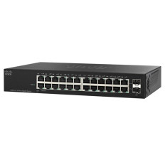 Cisco SG95-24-SG | 95 SG95-24 24 x Ports 10/100/1000Base-T + 2 x Ports Combo SFP (mini-GIBIC) Layer 2 Unmanaged Gigabit Ethernet Network Switch