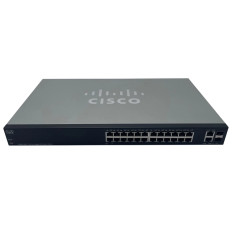 Cisco SG200-26FP-NA | Small Business Smart 200 Series RJ-45 PoE 26 x Ports + 48 x 10/100/1000 + 2 x combo Gigabit SFP Managed Desktop, Rack Mountable 1U Gigabit Ethernet Switch