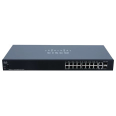 Cisco SG250-18-K9 | 250 Series 18 x Ports 10/100/1000Base-T + 2 x SFP Layer 3 Managed Gigabit Ethernet Network Switch