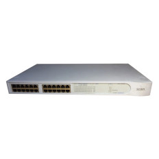 3Com 3C16988A-US | SuperStack 3 33300 MM 24 x RJ-45 Ports 10/100Base-TX Layer 2 Managed Rack-mountable Stackable Fast Ethernet Network Switch