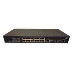 3Com 3CR17332-91-US | 4210 18-Port Managed Ethernet Switch 16 x 10/100Base-TX LAN, 2 x 10/100/1000Base-T Uplink 2 x SFP (mini-GBIC) Managed Ethernet Switch