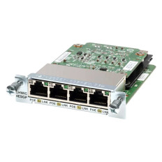 Cisco EHWIC-4ESG-P= | 4-Ports 10/100/1000Base-TX Gigabit EtherSwitch Enhanced High-Speed WAN Interface Card with PoE
