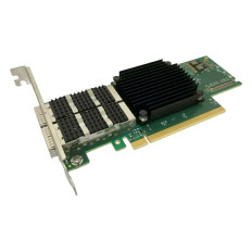 NVIDIA Mellanox MCX653106A-ECAT-SP | ConnectX-6 Dual Port 100Gb/s QSFP56 PCI Express 3.0/4.0 x16 Tall Bracket Network Adapter Card