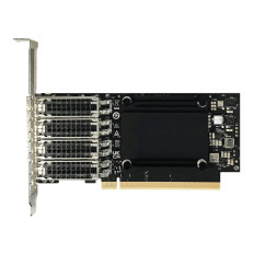 NVIDIA Mellanox MCX713104AC-ADAT | ConnectX-7 Quad Port 50/25Gb/s SFP56 PCI Express 4.0 x16 Crypto Enabled Secure Boot Enabled HHHL Network Adapter Card