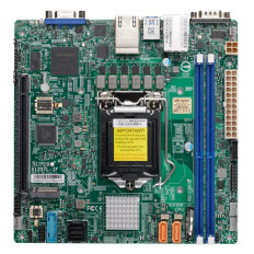 Supermicro X12STL-IF | Socket LGA1200 Intel C252 Chipset Mini-ITX System Board (Motherboard) Supports Pentium/Xeon E-2300 DDR4 2x DIMM