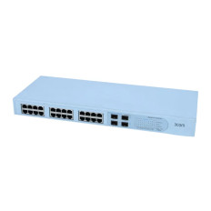 3Com 3C16487 | 2824 24 x RJ-45 Ports 10/100/1000Base-T + 4 x SFP Ports Layer 2 Managed Rack-mountable Gigabit Ethernet Network Switch