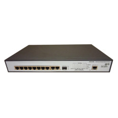 3Com 3CDSG10PWR-UK | OfficeConnect 10 x RJ-45 Ports PoE 10/100/1000Base-TX + 1 x Dual-Purposed RJ-45/SFP Ports 10/100/1000Base-T Layer 2 Managed Gigabit Ethernet Network Switch