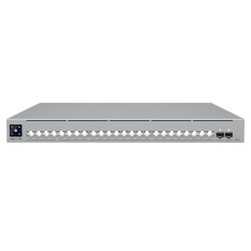 Ubiquiti USW-PRO-XG-24-POE-720W | Professional-Grade 24-Ports (16x 10GbE and 8x 2.5GbE) with 2x 25G SFP28 Ports Layer 3 Etherlighting PoE+++ Switch
