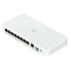 Ubiquiti USW-FLEX-2.5G-8-POE | Flexible, 8-Port 2.5 GbE PoE++ Switch with a 10 GbE RJ45/SFP+ Combination Uplink Port