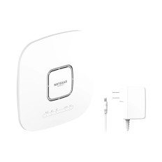 Netgear WAX625PA-100NAS | AX5400 Dual-Band PoE Multi-Gig Insight Managed WiFi 6 Access Point with Power Adapter