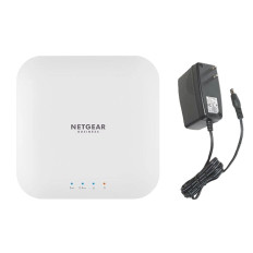 Netgear WAX214PA | Essentials WiFi 6 AX1800 Dual Band Wall/Ceiling Mount with Power Supply, Local Management