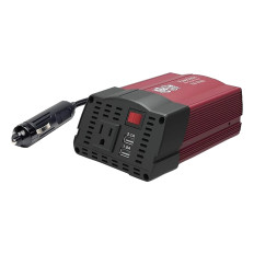 Tripp Lite PV150USB | 150-Watts 12V DC 2.1A 2-Ports USB 1 Outlets NEMA 5-15R Ultra-Compact Car Inverter with 3ft Power Cord